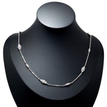 Tolle Silberkette mit filigranen Details aus 925er Sterlingsilber