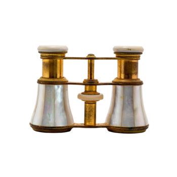 Opernglas aus Messing mit Perlmutt – Firma Colmont