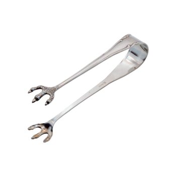 Zuckerzange aus Silber mit Klauenmotiv – Richard Köberlin, Döbeln in Sachsen