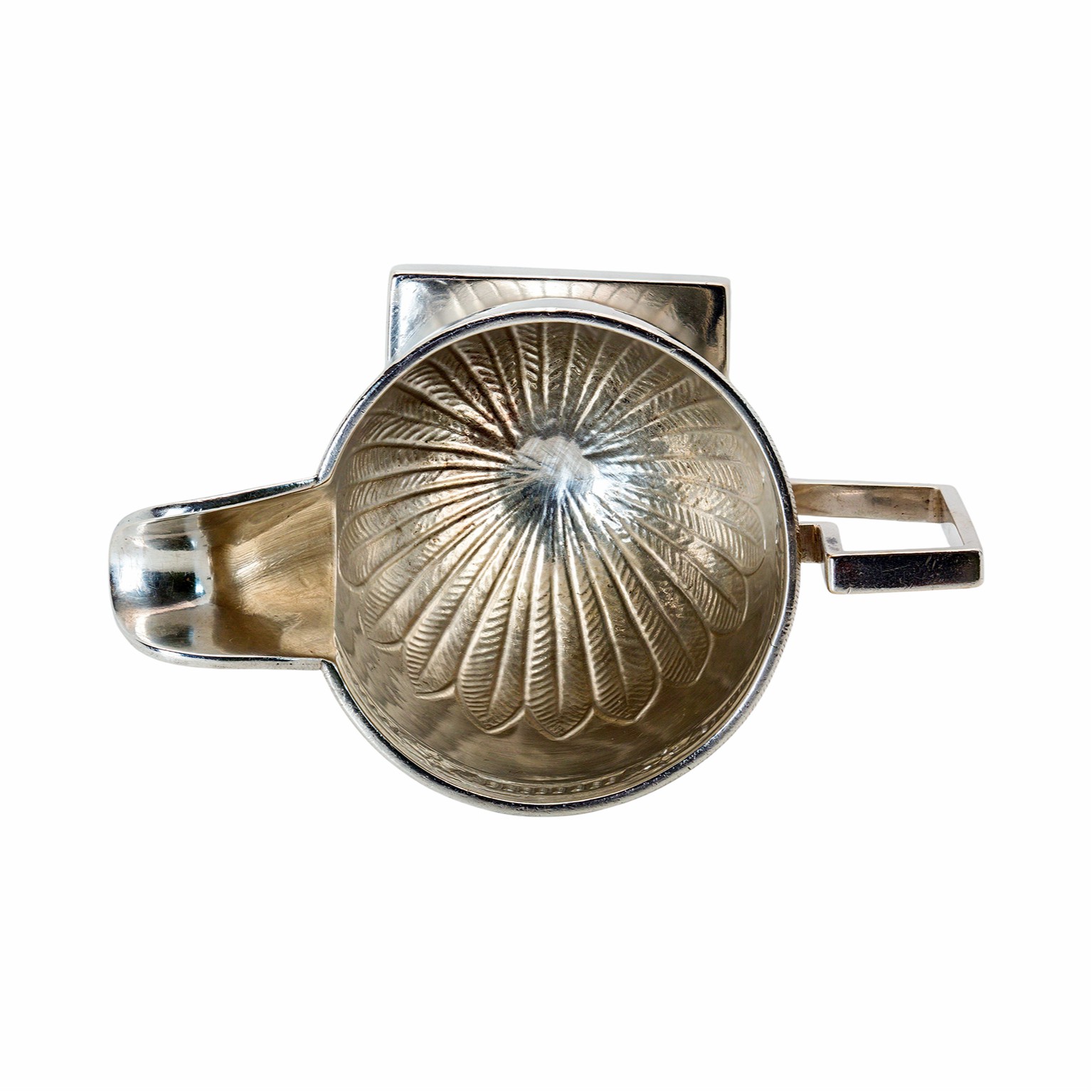 Klassizistisches Zucker & Sahne Service aus Silber mit osteuropäischen Beschau-Stempeln