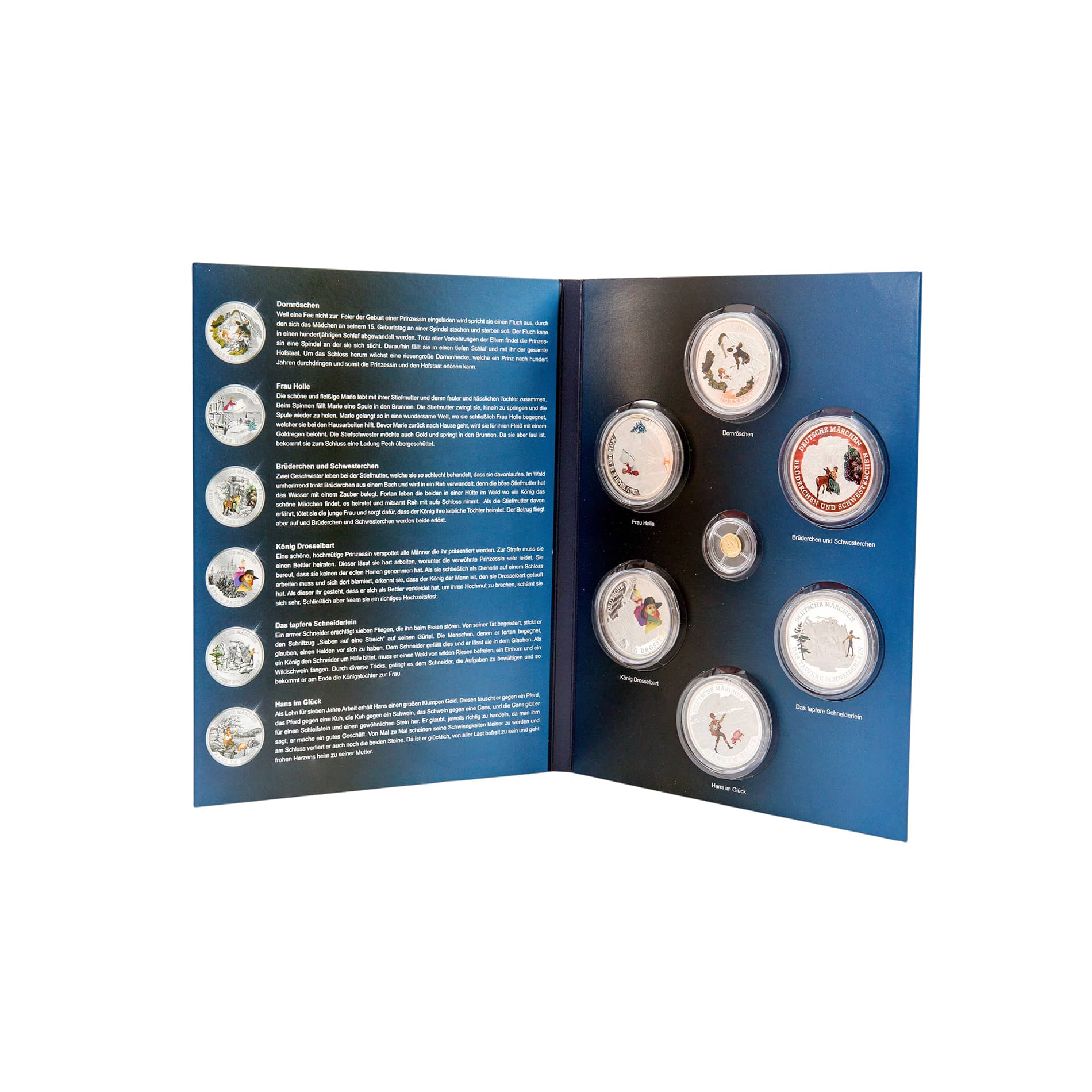 Münzalbum „Deutsche Märchen II – Silber-Edition“ – Limitierte Sammlerausgabe mit edlen Gedenkmünzen