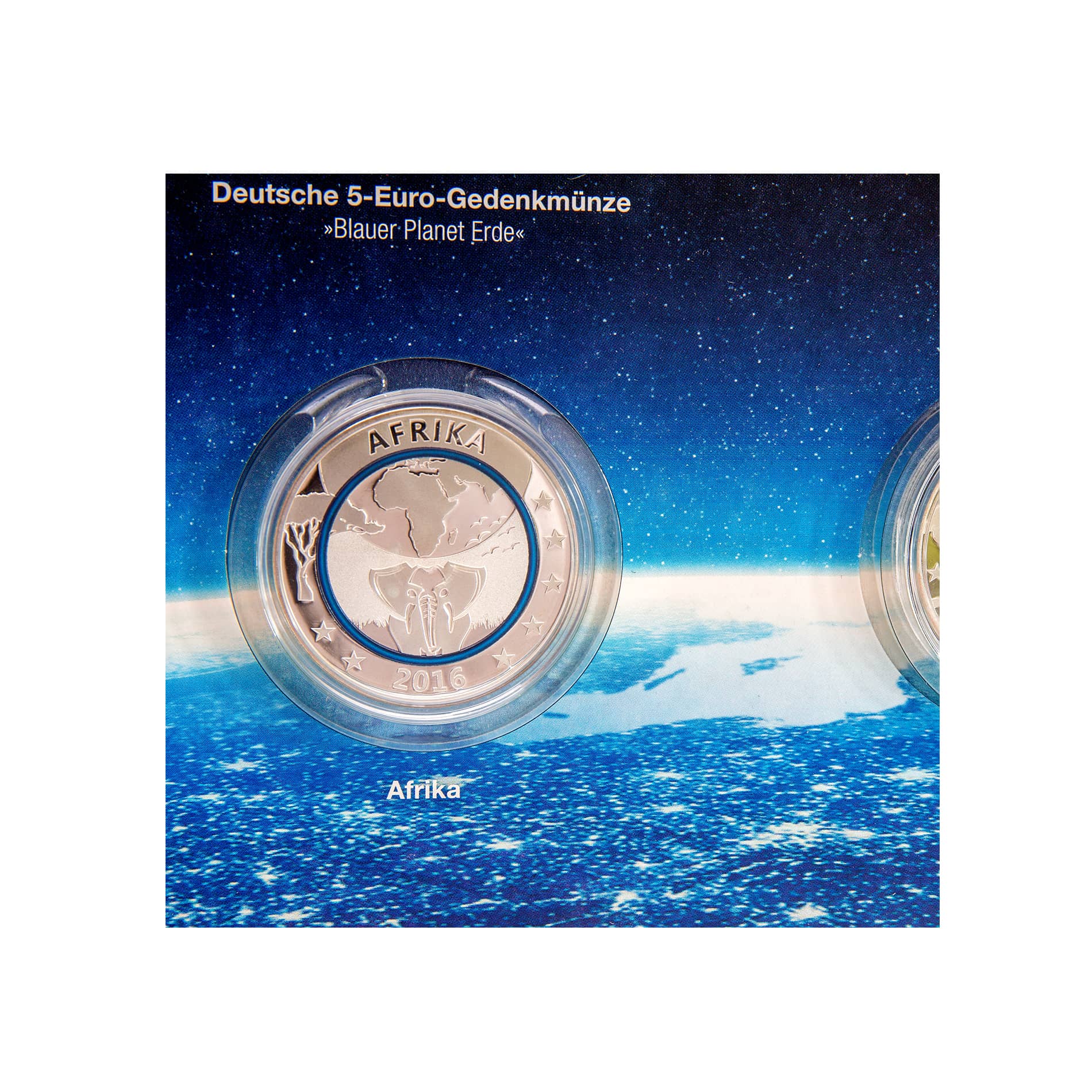 Münzalbum „Blauer Planet Erde“ – Exklusive Sammlung 2016 + Goldmünze