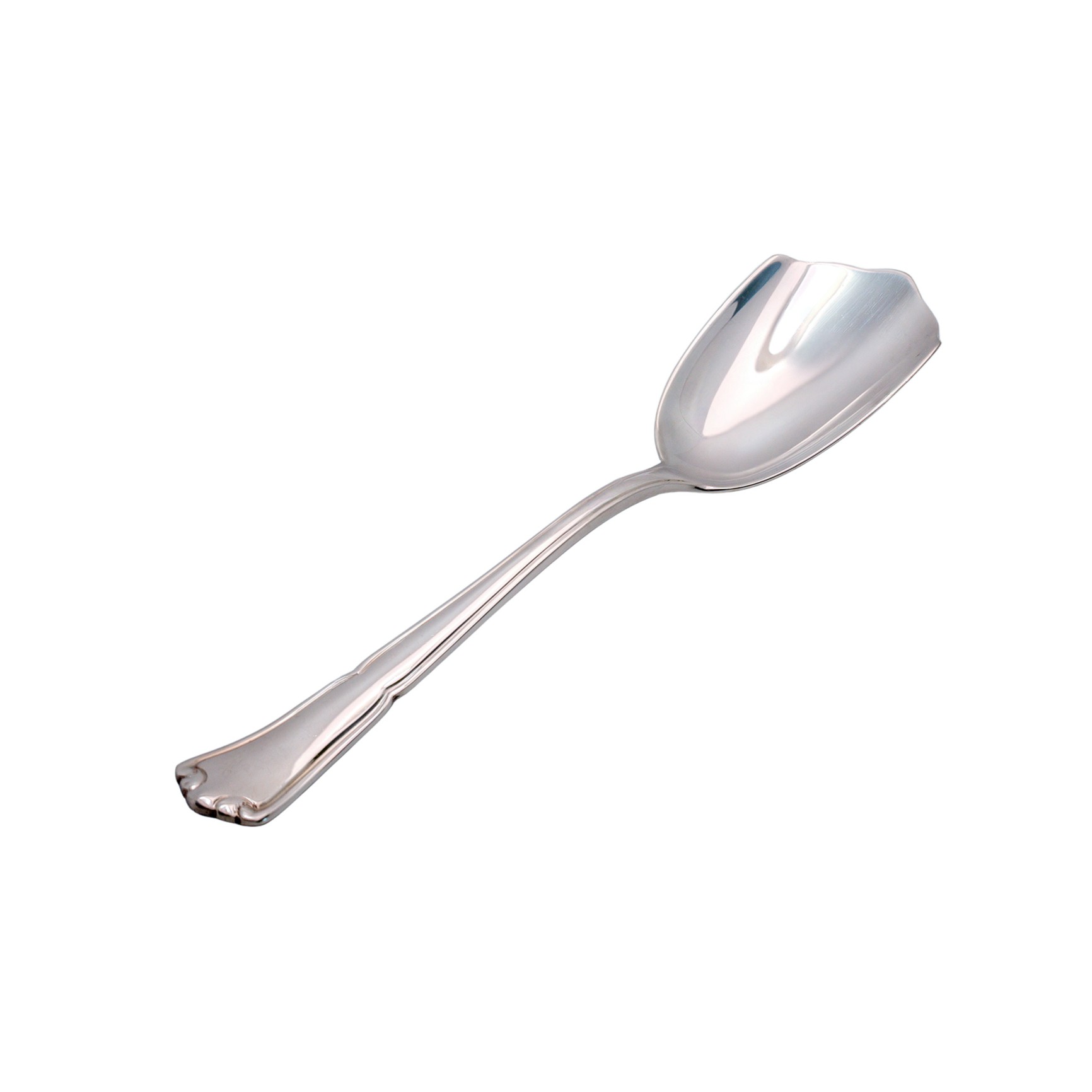 Klassisches 3-teiliges Vorlegebesteck aus 800er Silber – Saucenkelle, Zuckerzange & Zuckerlöffel