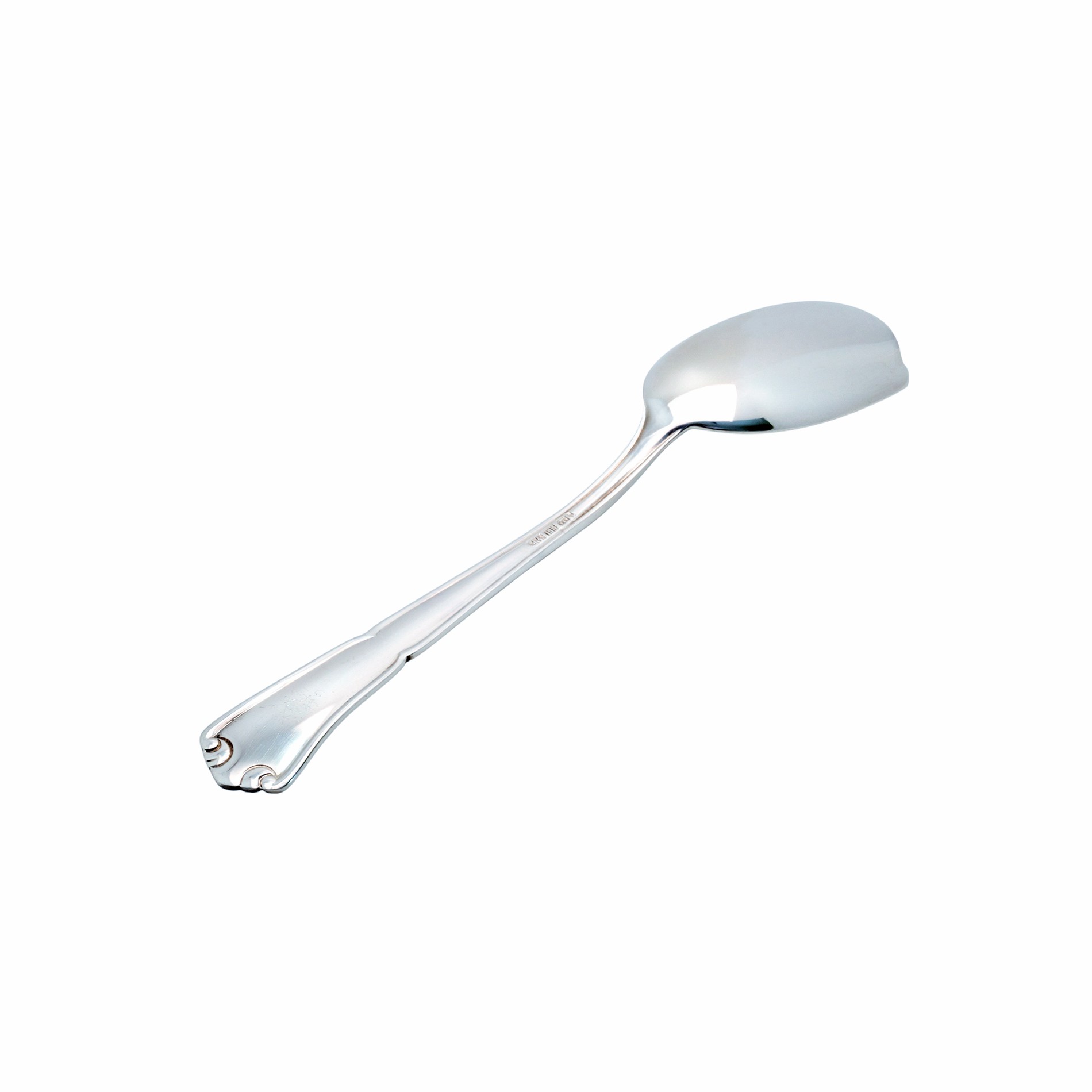 Klassisches 3-teiliges Vorlegebesteck aus 800er Silber – Saucenkelle, Zuckerzange & Zuckerlöffel