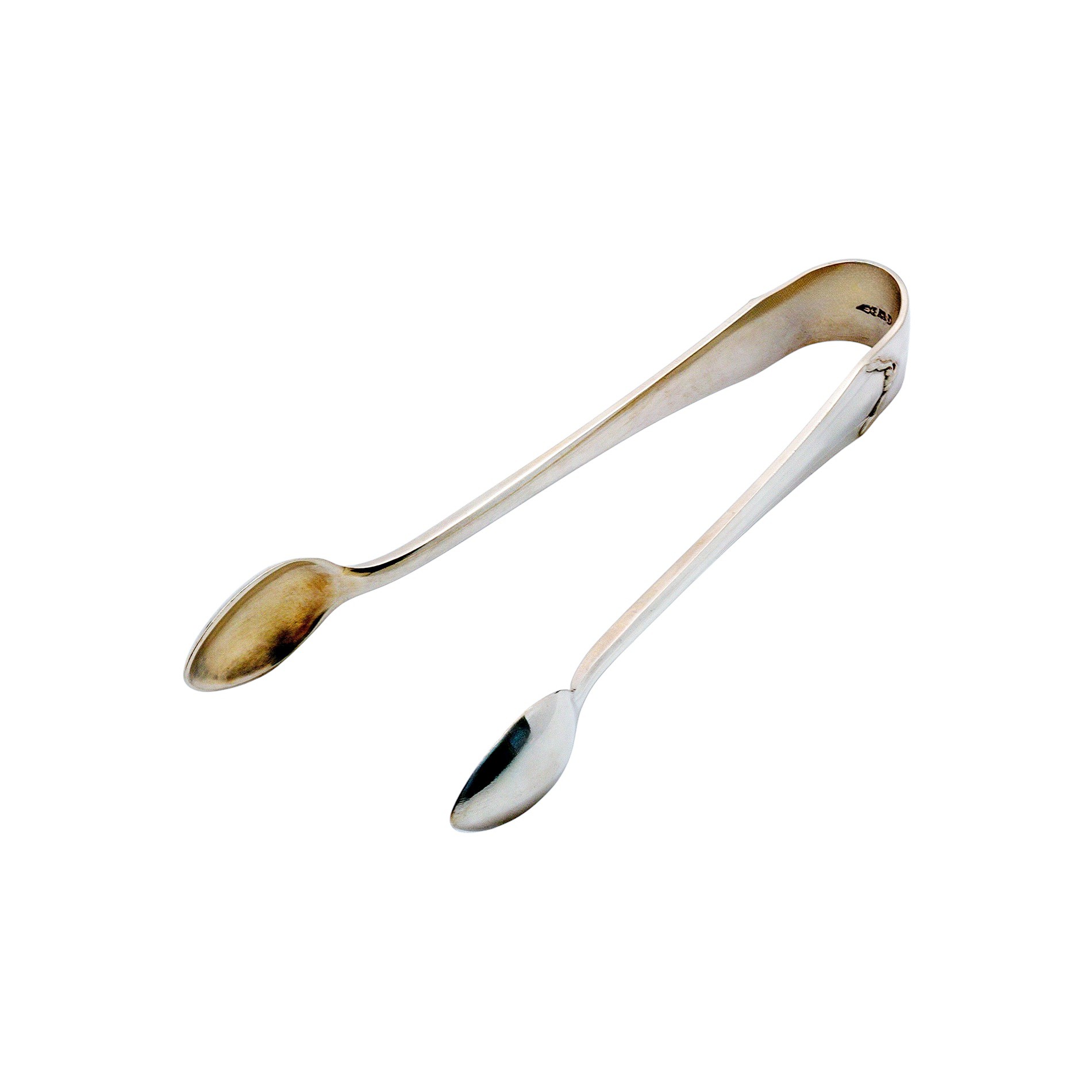 Klassisches 3-teiliges Vorlegebesteck aus 800er Silber – Saucenkelle, Zuckerzange & Zuckerlöffel