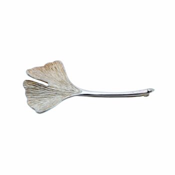 Ginkgo Brosche aus 925 Sterlingsilber von Oeke Weimar – Eleganz inspiriert von der Natur