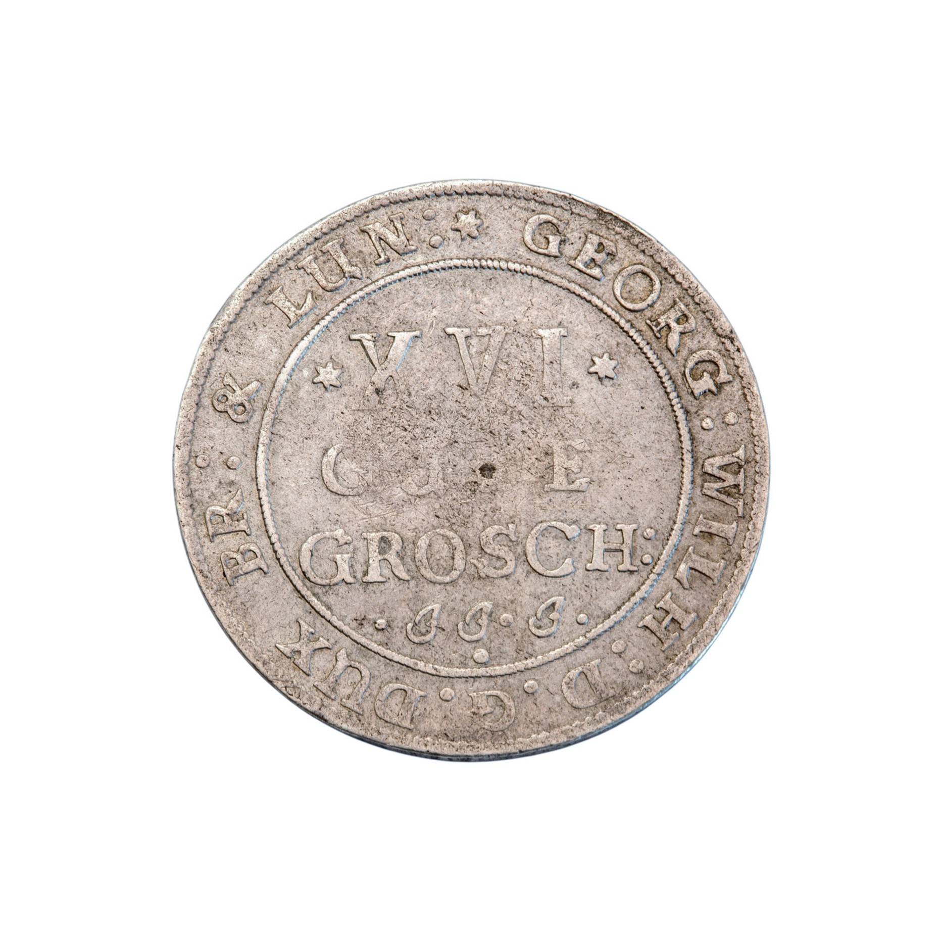 16 Gute Groschen 2/3 Taler 1693 Georg Wilhelm Braunschweig-Lüneburg-Celle 1693-1698