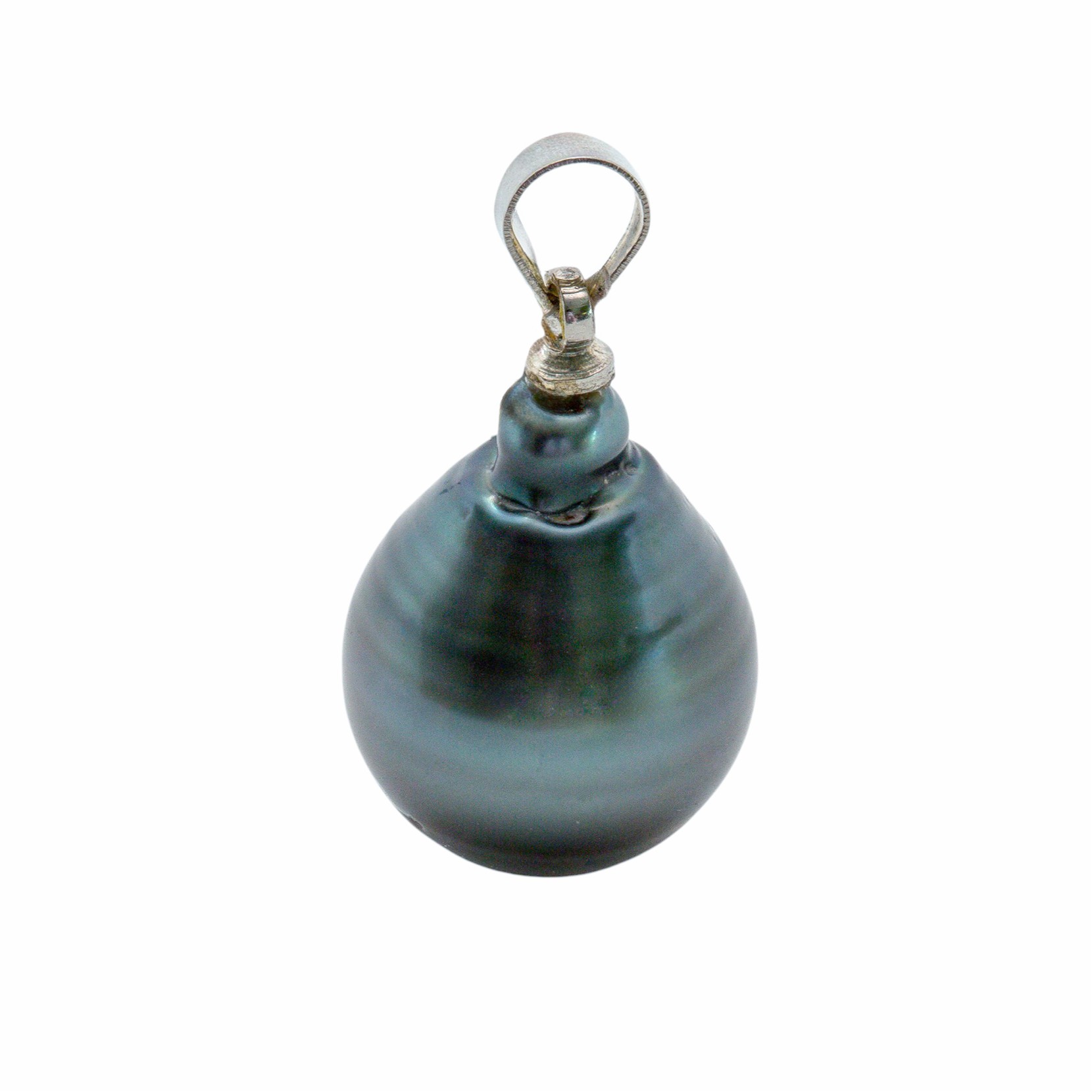 Barocker Tahiti Perlen Anhänger aus 925 Sterlingsilber