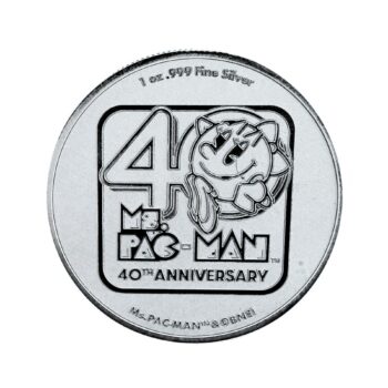 1oz Silbermünze 999 Feinsilber 40. Jubiläum Ms. PAC-MAN™ 2021
