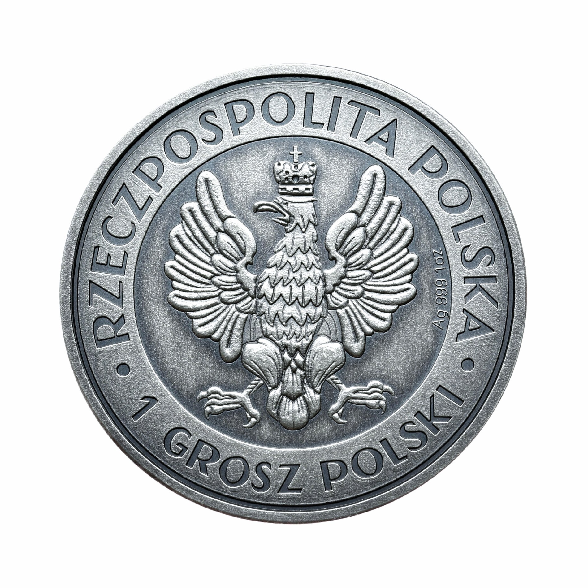 1oz Silbermünze 999 Feinsilber Polonia Queen Hedvig 2022 coloriert
