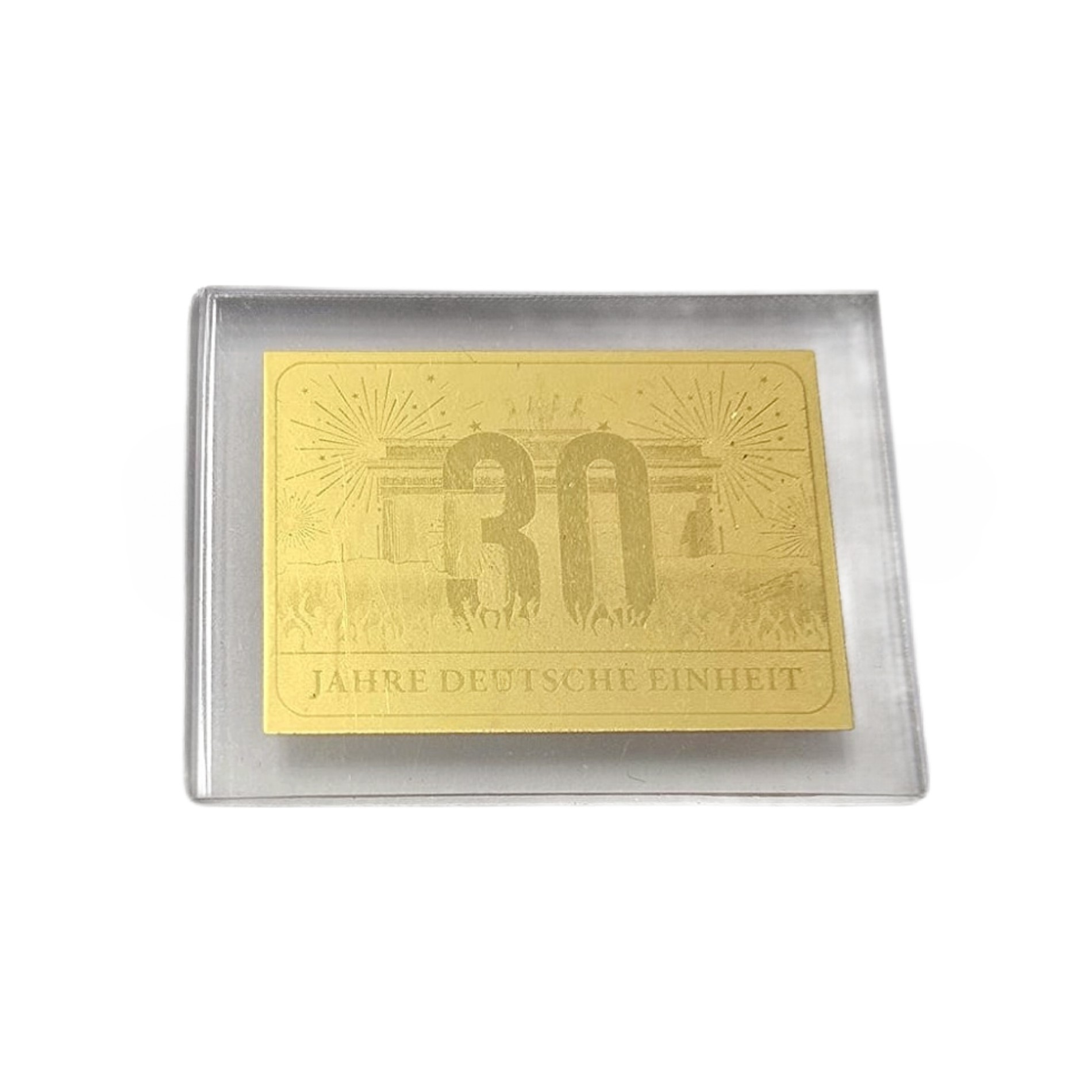1/500 oz Goldbarren 30 Jahre Deurtsche Einheit Feingold 999